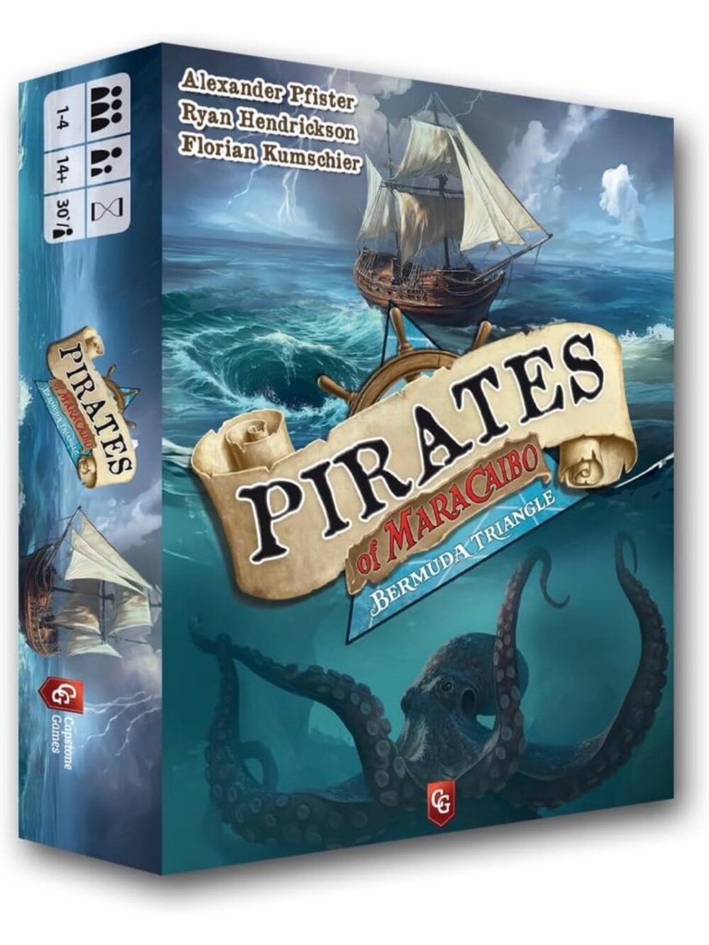Pirates of Maracaibo Bermuda Triangle Expansion Board Game - Treasure Hunt, 1-4
